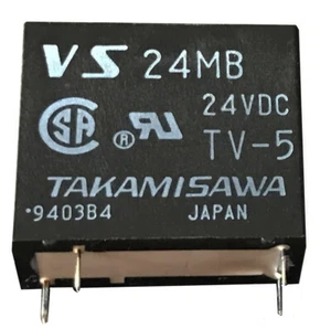 1PC TAKAMISAWA VS24MB 24VDC VS24SMBU-E Power Relay 4Pins - Picture 1 of 2