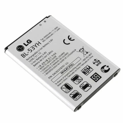 **Auténtico Original OEM** Batería de repuesto para LG G3 BL-53YH Foto 1 de 3