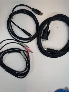 Computer Cables Printer Cable Belkin OmniView KVM SOHO Series with Audio 6ft - Bild 1 von 11