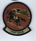PATCH USAF 71ème SUPPORT DES OPÉRATIONS SQ OSS 3 1/2"