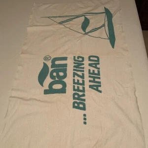 Vintage Ban Deodorant Adverting Beach Blanket Towel- - Picture 1 of 5