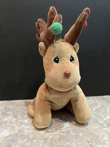 Precious Moments Renne Peluche Fagioli Da Collezione Imbottiti Animale Amorevole Natale - Foto 1 di 6