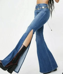 Pantalones de mezclilla suave Articles of Society High Rise Boho Flare talla 5 ¡Nuevos con etiquetas! - Imagen 1 de 12