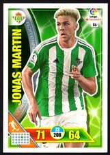 JONAS MARTIN #86 REAL BETIS 2016-17 CHROME ADRENALYN XL PANINI LA LEAGUE
