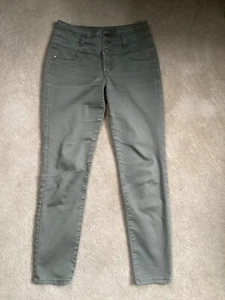 Xhilaration Hose Jeggings Damen Größe 6 Drei Knöpfe Reißverschluss Skinny Bein Stretch - Bild 1 von 9