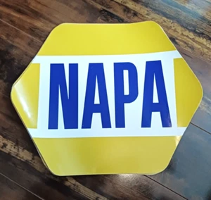 Vintage alter Lagerbestand NAPA Autoteile Geschäft Fenster Schild Aufkleber Aufkleber Werbung 14 - Bild 1 von 4