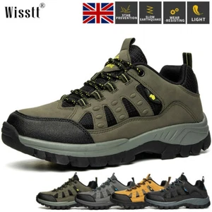 Mens Outdoor Hiking Boots Trekking Trainers Shoes Casual Waterproof Walking Mesh - Picture 1 of 48