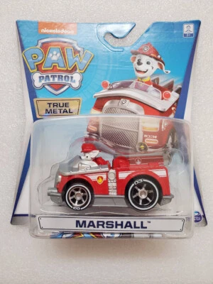 Paw Patrol Marshall True Metal Diecast Fire Truck Original No Logo Series Dog - Image 1 of 3