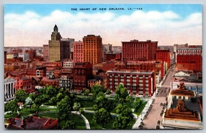 Postcard The Heart of New Orleans La. *6524 - Picture 1 of 2