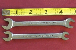 Vtg 2PC BLACKHAWK by Proto Metric Open End Wrench BWE-67M 6x7mm, BWE-89M 8x9mm - Picture 1 of 9