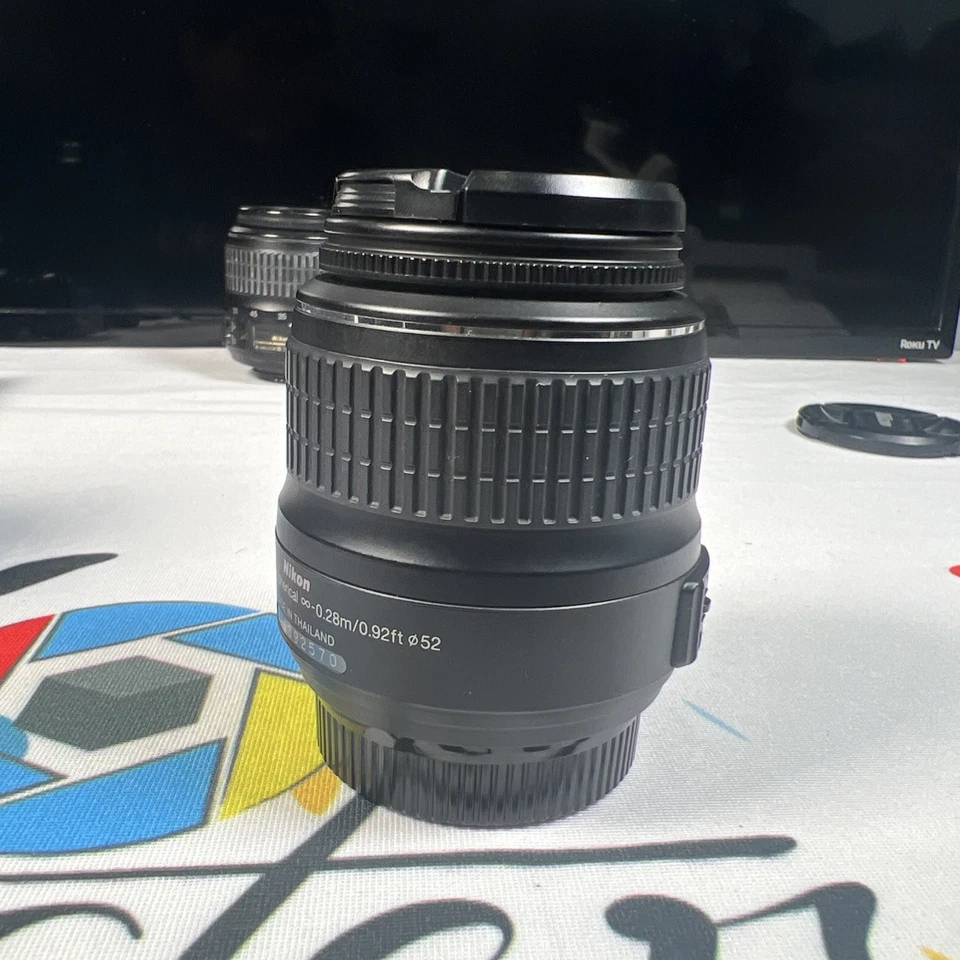 Lente de zoom Nikon AF-S Nikkor 18-55mm f/3.5-5.6Gii VR DX bom estado - Imagem 1 de 4