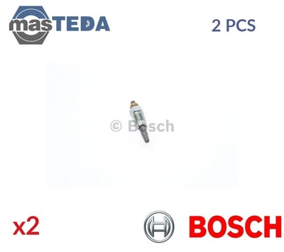 0 250 201 032 GLÜHKERZE GLÜHKERZEN BOSCH 2PCS FÜR AUDI 100,80,A4,90,C3,B5,B3 - Image 1 of 4