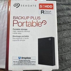 Seagate Backup Plus 5 To, externe, 5400 tr/min, 2,5 pouces Disque dur (STHP5000400) - Photo 1/7
