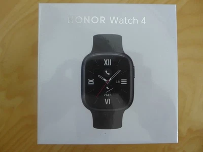 HONOR WATCH 4 SMARTWATCH - BLACK (BRAND NEW, SEALED) - Image 1 of 2