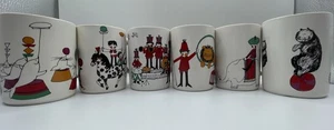 Irish Fine Earthenware Celtic Circus - Republic of Ireland Circus Becher 6er Set - Bild 1 von 21