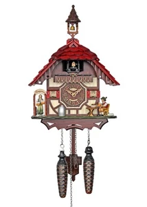 HerrZeit Adolf Herr Quartz Cuckoo Clock - In The Beer Garden AH 31 QM NEW - Picture 1 of 1
