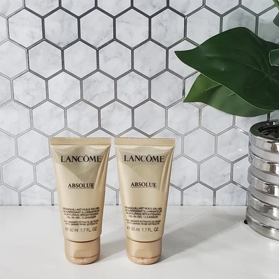 Limpiador en gel con aceite iluminador nutritivo Lancom Absolue 2 1,7 oz tamaño de viaje Foto 1 de 3