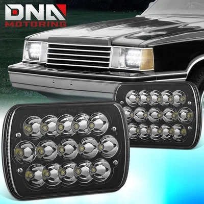 For 1988-1993 Dodge B150 B250 B350 Caravan 7X6" H6054 LED Sealed Beam Headlights - Image 1 of 4