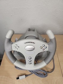 Pelican Rally 2 Racing Wheel Sega Dreamcast TCS Traction Control Rumble Works US