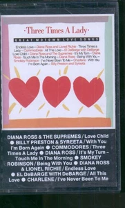 Various Artists Three Times A Lady Motown's Greatest Love Songs cassette USA - Picture 1 of 2