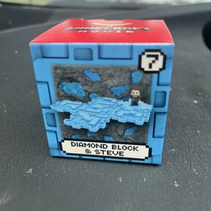 New McDonald’s Happy Meal Kids Minecraft Toy Diamond Block And Steve 2025 #7 - Picture 1 of 7