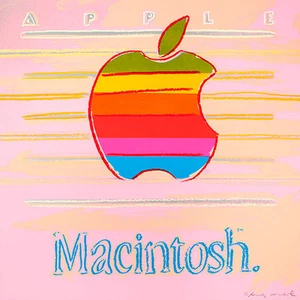 Macintosh Ads 1985 by Andy Warhol A3+ High Quality Canvas Print - Picture 1 of 1