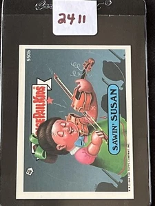1988 Topps Garbage Pail Kids Series 14 OS14 Sawin' Susan 550b - Picture 1 of 3