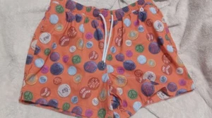 Baúles de baño elásticos naranjas Abercrombie & Fitch para hombre, medianos, - Imagen 1 de 7