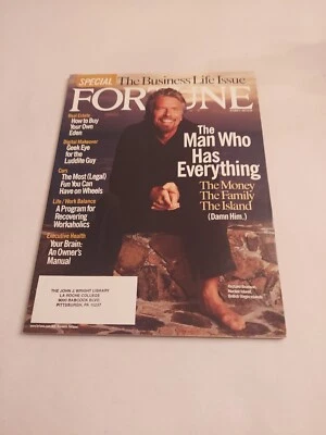 2003 October 3, FORTUNE Magazine, Richard Branson Man Who Has Everything (CP387) - Image 1 of 3