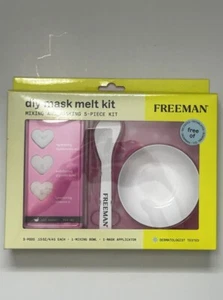 Freeman Mask Kit DIY Melt 5 Piece NEW 3 PODS 1 Bowl & 1 Applicator - Picture 1 of 11