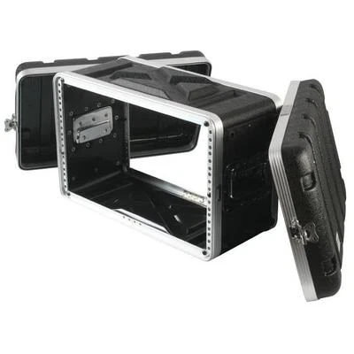 NEW PA DJ 6RU Shallow Depth Equipment Rack Mount Flight Storage Case 19" Stage - Image 1 of 2