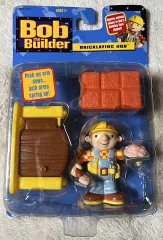 NEW Bob the Builder Bricklaying Bob Playset Playskool  2001 Cover