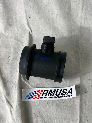 99-04 BMW E39 E38 740Li 540i Sensor de flujo de aire másico Medidor MAF Bosch 1433567 OEM Foto 1 de 4