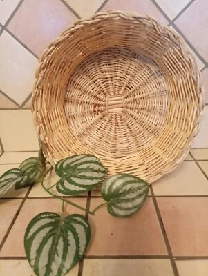 CESTINO in vimini sbucciato | artigianale, fatto a mano | 25 cm - Immagine 1 di 4