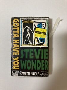 SEALED Stevie Wonder Cassette Single - Gotta Have You Feeding Off  1991 Motown