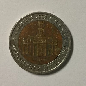 ★ Unikat ★ 2 Euro Münze Deutschland 2009 F Saarland ★  - Bild 1 von 5