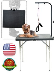 foldable dog grooming table