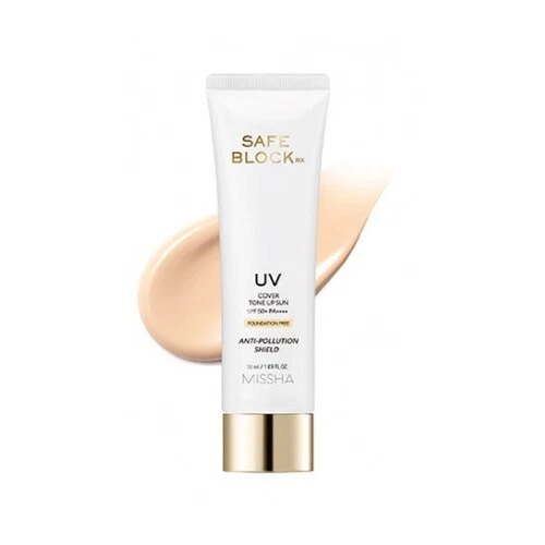 MISSHA Safe Block RX Cover Tone Up Sun 50 ml FPS 50+ PA++++ K-Beauty Foto 1 de 1