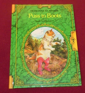 Heirloom Classics Puss in Boots Retold by Jane Carruth 528-82292-6 VG+ 1980 Rare - Picture 1 of 4