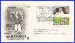 USA5 #2708 ADDR PCS ARTCRAFT FDC STR2 King Penguins - Picture 1 of 1