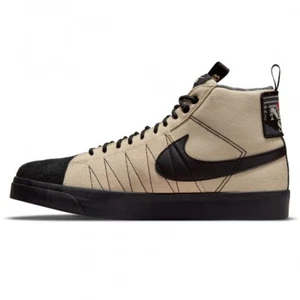 NIKE SB ZOOM BLAZER MID PRM - RATTAN BEIGE / BLACK - DC8903 200 - UK 5, 5.5, 6 - Picture 1 of 20
