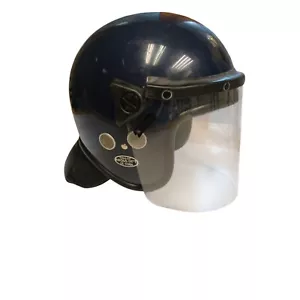 Riot Helmet Airsoft Police Paintball Public Order Head & Face Shield Protection - Picture 1 of 7