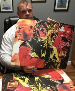 Autogramm Kane 18 x 24 Poster, Druck WWE Wrestling WWF Big Red Monster - Bild 1 von 4