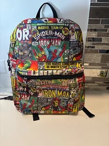 Marvel Comic Buch Druck Rucksack Schule Büchertasche Jungen Kinder Superheld - Bild 1 von 10