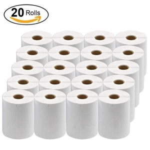4x6 Thermo Versandetiketten, 20 Rollen passend für Dymo 1744907 Zebra Rollo Drucker - Bild 1 von 8