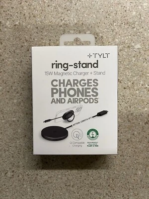 TYLT Ring-Stand 15W Magnetic Charger + Stand New - Image 1 of 2