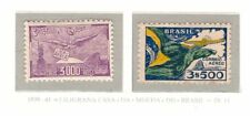 S17441) Brésil 1939 MNH Air Mail 2v Note