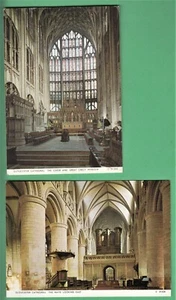 🌞 3 POSTCARDS OF GLOUCESTER CATHEDRAL😊BUY 2 GET 1 FREE - Picture 1 of 2