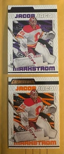 23-24 UD Credentials Jacob Markstrom Purple 10/10 & Orange /249 Parallel Calgary - Picture 1 of 4