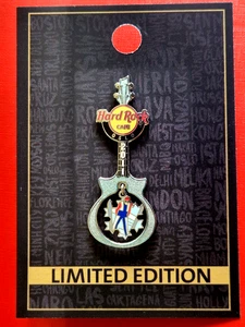 HRC Hard Rock Cafe Oslo Dangling Winter Guitar No3 Ski Jump LE250 - Picture 1 of 4